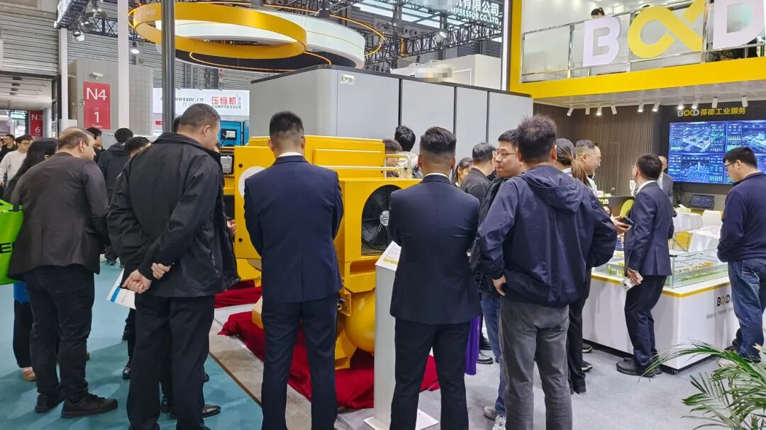 PTC展會(huì)葆德簽約10家代理！磁懸浮空壓機(jī)省電30%引熱潮