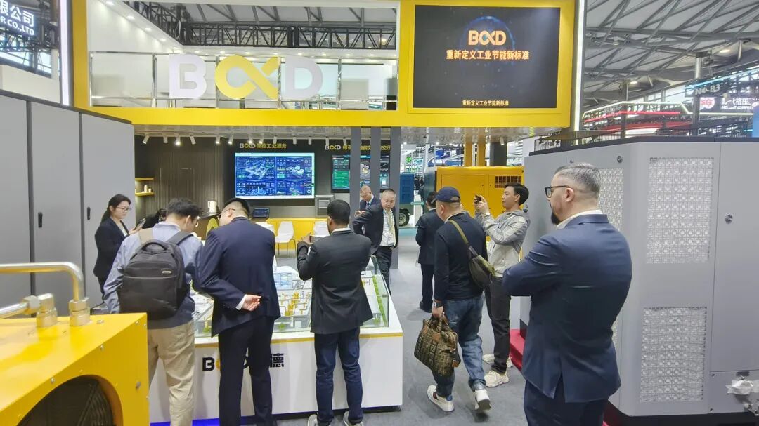 PTC展會(huì)葆德簽約10家代理！磁懸浮空壓機(jī)省電30%引熱潮