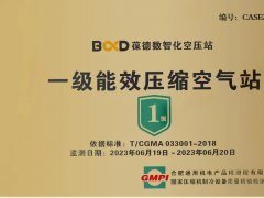 用數據驅動節能降耗，佛山首個一級能效智能空壓站成功掛牌！
